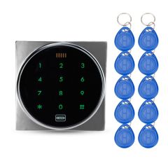 RFID access control with metal touch waterproof keypad electronic door lock keyless cabinet lock