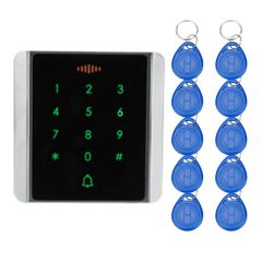 RFID standalone access control touch  waterproof keypad electronic door lock keyless cabinet lock 