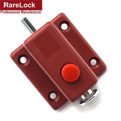 Rarelock Christmas Supplies 2pcs Latch Thumb Lock For Door Window Cabinet Box Cupboard Locker Home