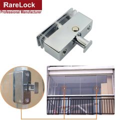 Rarelock Christmas Supplies Spring Latch Door Bolt for Slinding Door Window Women Dress Fitting Room