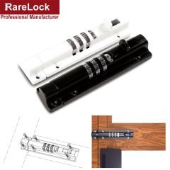 Rarelock MS550 Combination Door Latch 3 Digit Sliding Bolt for Window Storage Jewelry Box Tool Cabin