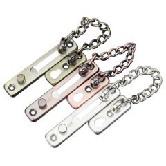 Stainless Steel Anti-theft Chain Sliding Door Lock Safety Door Bolt for Home Hotel Office Security 