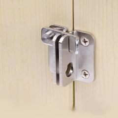 Stainless steel door latch locks Anti-Theft Lock bolt buckle Gate Cabinet Latches Hardware Furniture