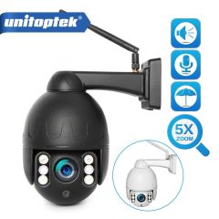 Super Mini PTZ Speed Dome WIFI 1080P IP Camera Outdoor 5x Optical Zoom 2MP Wireless Camera H.265 IR 