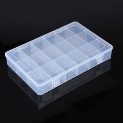 Transparent Plastic Tool Box Toolbox Container Electronic Parts Components SMD Screw Jewelry Tool St