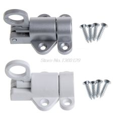 Window Gate Security Pull Ring Spring Bounce Door Bolt Aluminum Latch Lock White Sep23 Dropship