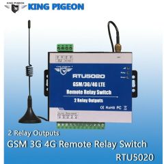 Wireless Relay Switch 3G 4G SMS Remote Controller with 2 Relay Outputs for Street Light Automation C