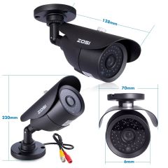 ZOSI HD 960H 1000TVL CMOS 42pcs IR Leds High Resolution Day/night Waterproof Indoor / Outdoor CCTV 