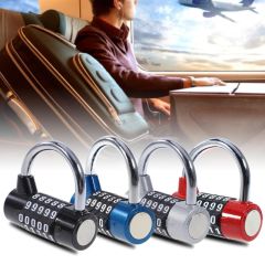 Zinc Alloy 5 Dial Digit Number Combination Travel Security Safely Code Password Lock Combination Pad