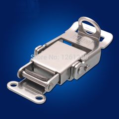 free shipping metal hasp bag hardware part air box buckle tool case lock Safety Insurance buckle 304