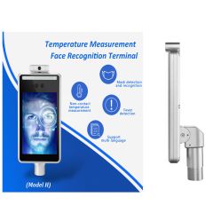 Turnstile Use Human Body Face Recognition Temperature Measurement Detection Time Attendance Access Control System Terminal