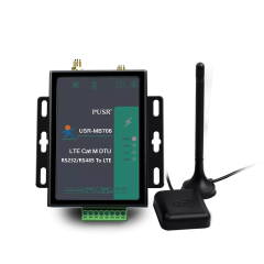 USR-MB706 RS232 RS485 To 4G LTE Cat M1 Cat-NB2 EGPRS Serial Converter With GNSS DTU IoT Device Support Modbus