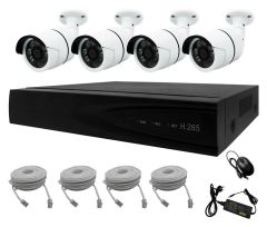 NVR Kit 4 CH for CCTV Security PoE IP Network