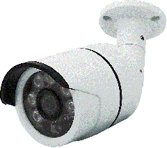 IP Network Bullet Camera CCTV Security 1080P IP66 IR LED 30M H.265+