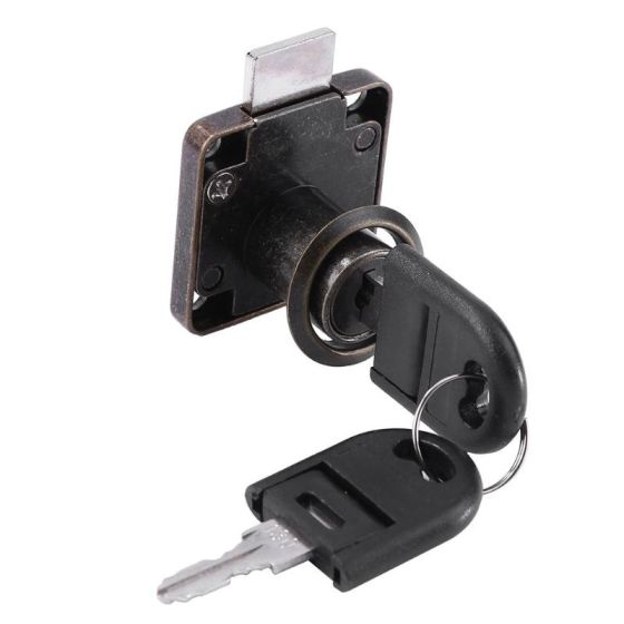 Durable Anti Rust Zinc Alloy Drawer Lock Office Desk Safety Lock