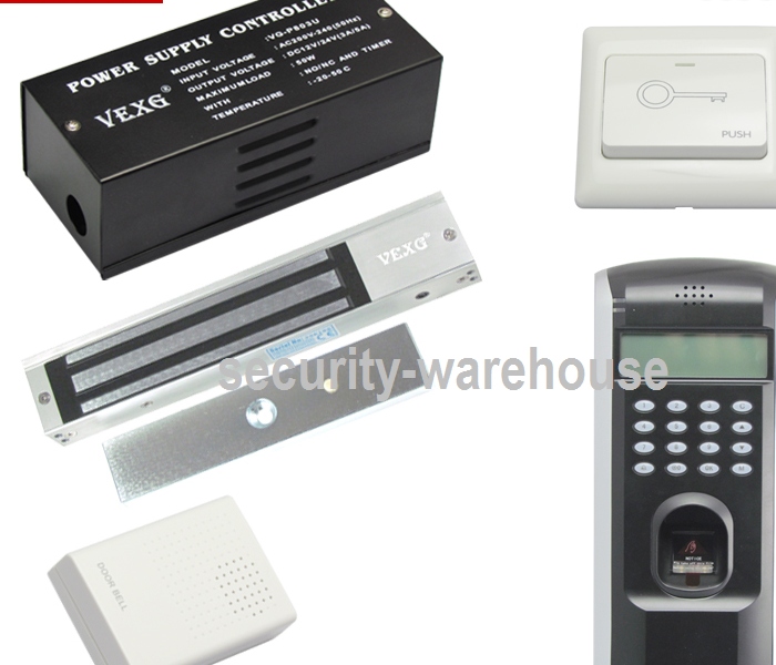 Fingerprint access control fingerprint attendance Kit access parcel in magnetic lock Kit bag