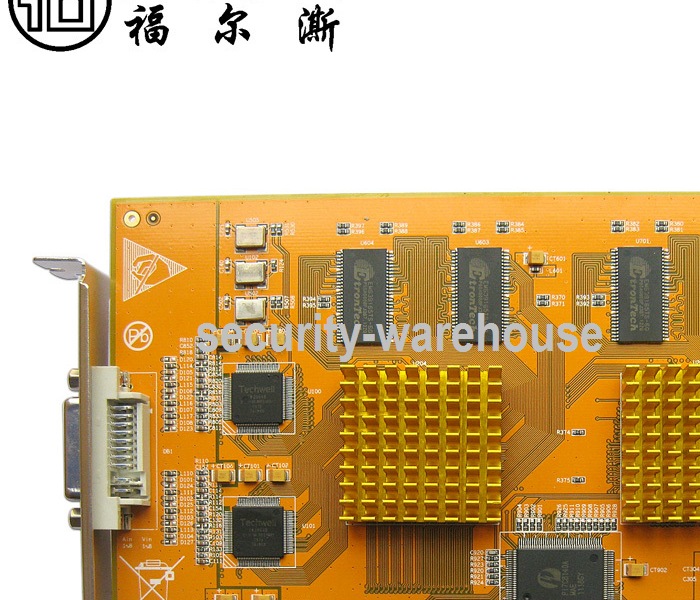 8 road pure hard pressure 2864 eight-way acquisition card preview video acquisition card playback full D1 full compatibility