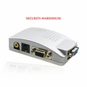 VGA video converter to AV switch computer VGA TV television AV PC turns