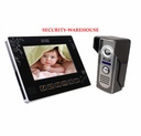 New 9 inches color visual intercom doorbellhousehold color visualmulti-doorbellone-on-one