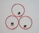 39MM diameter welded coil 13.56Mhz ISO14443A chip IC electronic tag welding material