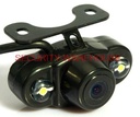 Universal car camera +night vision LED light head frog eye reversing mirror