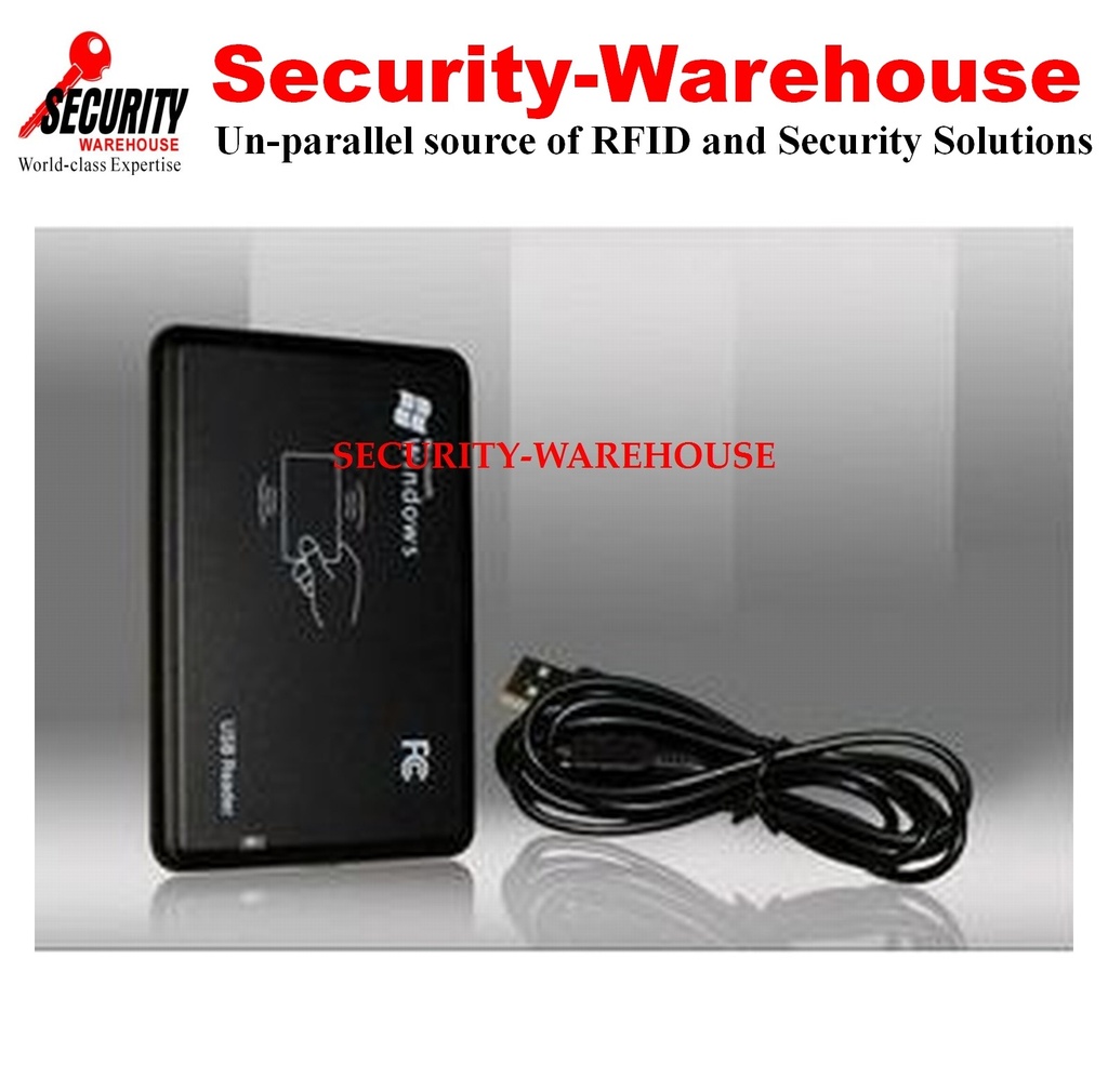 RFID 125KHz Desktop USB Reader Human Interface Device Switchable Output EM4100 Compatible