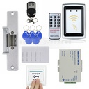 DIYSECUR Strike Lock 125KHz RFID Reader No Keypad Controller Door Access Control Security System Ful