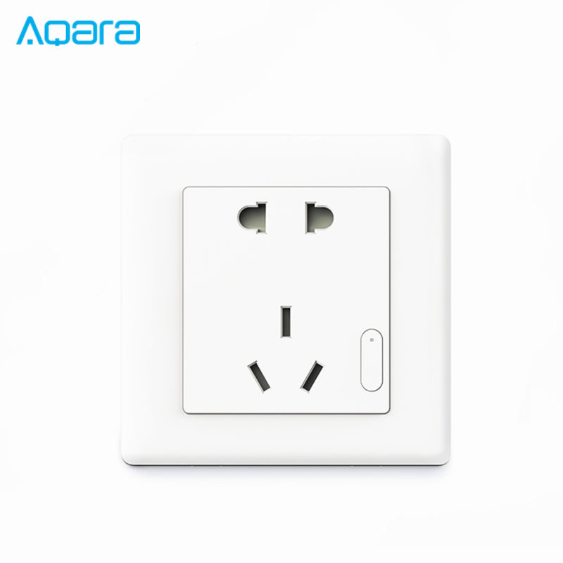 Original Xiaomi Aqara Smart Wall Switch Socket Plug Light Control ZiGBee Wireless Key APP Wireless R