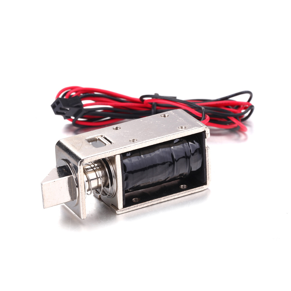 1Pcs New 12V 2A Electronic Door Lock Cabinet Drawer Door Desk Access Control Lock Smart Electromagne