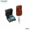 RAYKUBE Wireless Remote Control Kit 1V1 For Remote Open Electric Door Lock Control Module Rosewood T