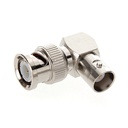 New BNC Male to BNC Female Jack Right Angle RF Adapter Connector GDeals