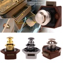 Mini Push Lock Knob RV Lock Caravan Boat Motor Home Cabinet Wardrobe Cupboard Drawer Push Latch For 