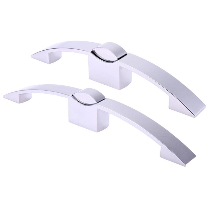 Arc Button Pull Lock Pull Type Furniture Cupboard Door Lock