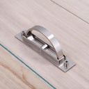 Tatami Conceal Door Handles Stainless Steel Cabinet Drawer Safety Door Locks Recessed Handle