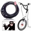 Multifunctional Bicycle Lock Anti-Theft Security Code Combination Lock Strengthen Steel Universal