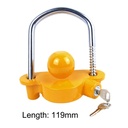 Anti-Theft Lock Hitch Coupling Lock Trailer Parts Tow Ball Caravan Camping Anti Theft Trailer Access