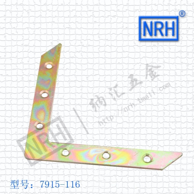 NRH7915-116 Corner of the wooden case Iron direct code L corner Color zinc corner