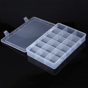 Transparent Plastic Tool Box Toolbox Container Electronic Parts Components SMD Screw Jewelry Tool St