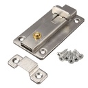 Home Door Security Guard Latch Bolt Gate Lock Stainless Steel Spring Loaded