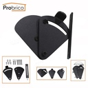 Probrico Sliding Barn Door Locks Latch Keyless Adjustable  Bolts Black 3mm Thick Invisible Door Hand