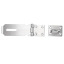 Waterproof Silver 304 Stainless Steel Padlock Hasp Bolt Door Latch Lock Padlock Hasp Staple 107mm*39