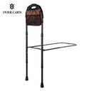 Carevas Safety Hand Bed Rail Height Adjustable Senior With Floor Support & Pouch Aluminum Bed Assist