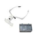 Safety Goggles Elders LED reading lights Replaceable Lens 1.0X/1.5X/2.0X/2.5X/3.5X Headband Eye Glas