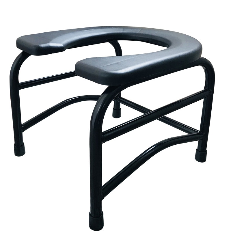 12%Elderly Commode Chair Mobile Toilet Shower Chairs Portable Safe Pregnant Woman Potty Stool Househ