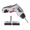 Cordless Handheld Electric Screwdriver Set Household Lithium-Ion Rechargeable Drill Power Gun Tools