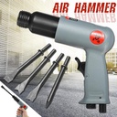 Air Hammer Drill Tool Kits with 4pcs Chisels 1/4 Inch Chipping Riveting Pneumatic Power Air Tool  Ha