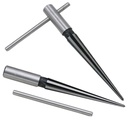 Hot!3-13mm Bridge Pin Hole Handheld Reamer T-Shaped Steel Handle Tapered 6 Fluted Chamfer Reaming 
