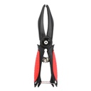 Rubber Fishing Controller Fish Clamp Claw Grip Antiskid Clip Holder Fishing Pliers Tackle