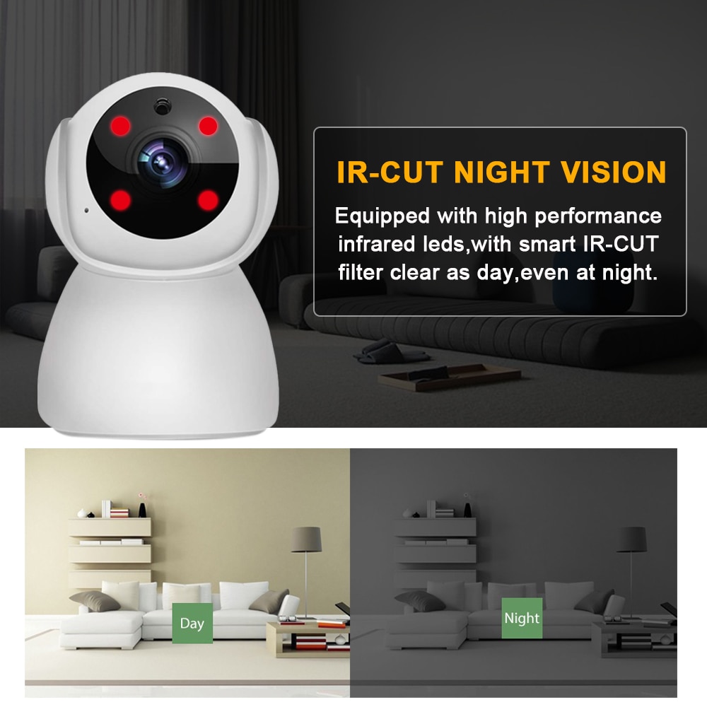 WIFI 1080P P2P Outdoor Wireless I R Cut Security IP Camera Night Vision 2.0MP Image Sensor Baby Pet 