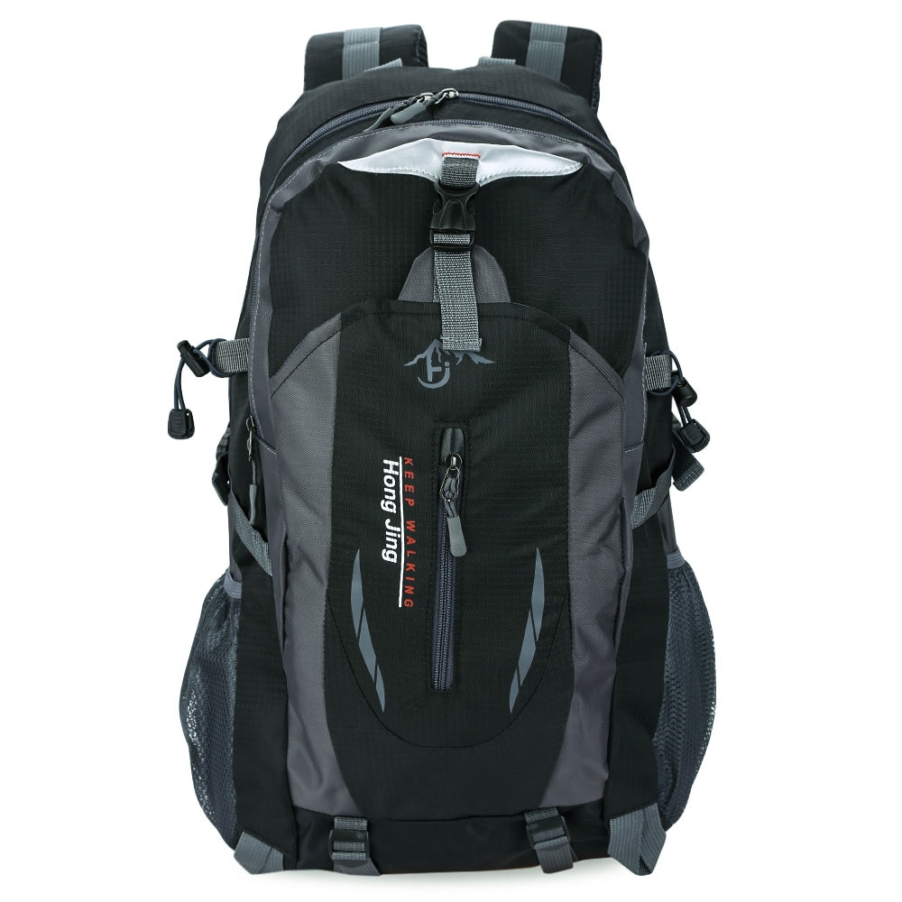 Free Knight Large Capacity Patchwork Waterproof Backpack Buckle Ladder Lock Zipper S Shape Mesh